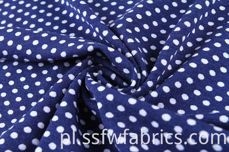 Custom Polka Dot Fabric Dress